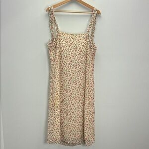 Labelrail X Collyer Twins Cottagecore Floral Midi Dress Sleeveless Womens 12